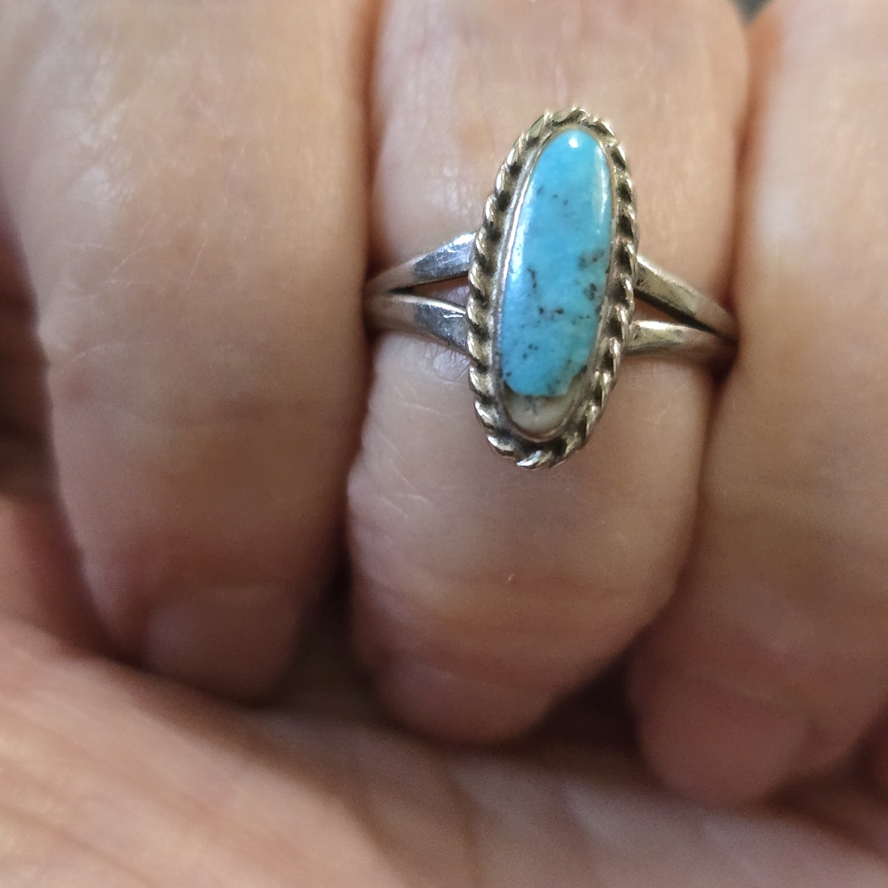Turquoise and Silver Ring